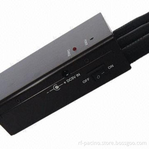 Handheld GPS and Cell Phone Jammer, Built-in Battery